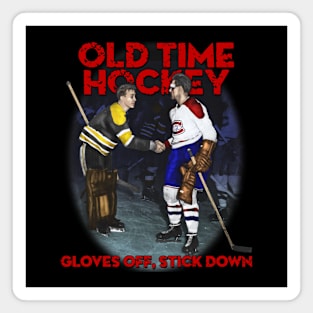 old time hockey Magnet